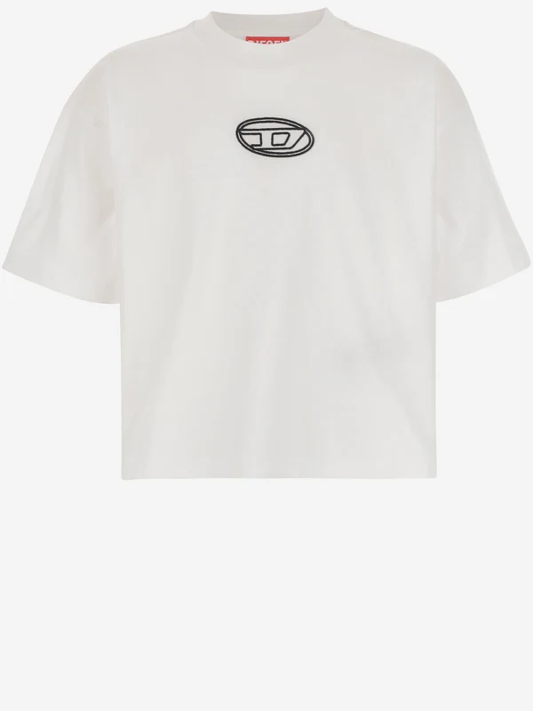 Diesel White Half Sleeve