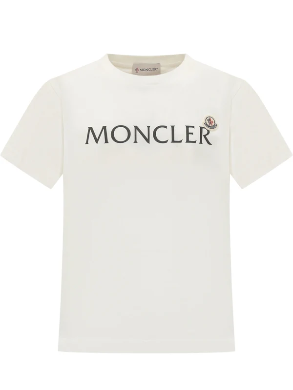 Moncler White Half Sleeve