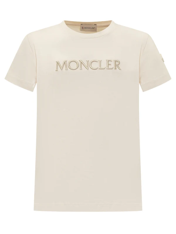Moncler Ivory Half Sleeve