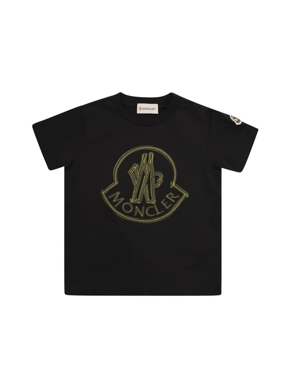 Moncler Black Half Sleeve