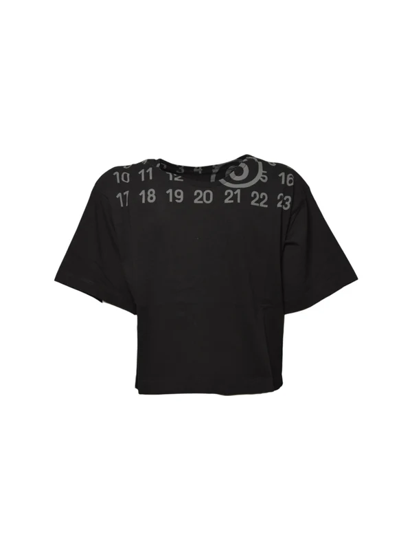 Mm6 Maison Margiela Black Half Sleeve