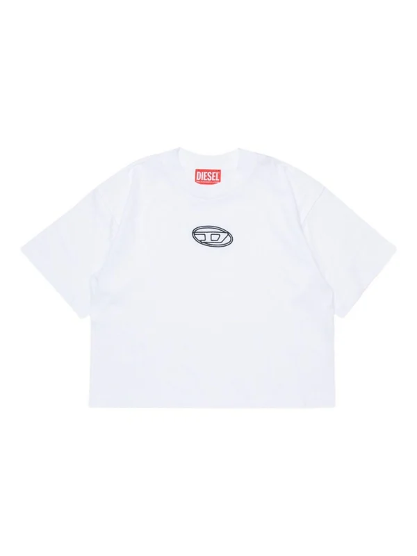 Diesel White Half Sleeve