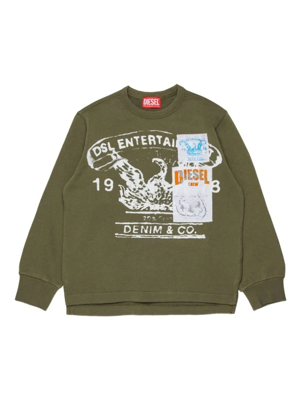 Diesel Green Sweatshirts