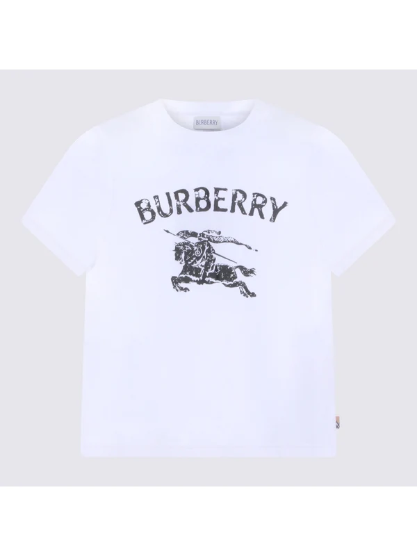 Burberry White Half Sleeve