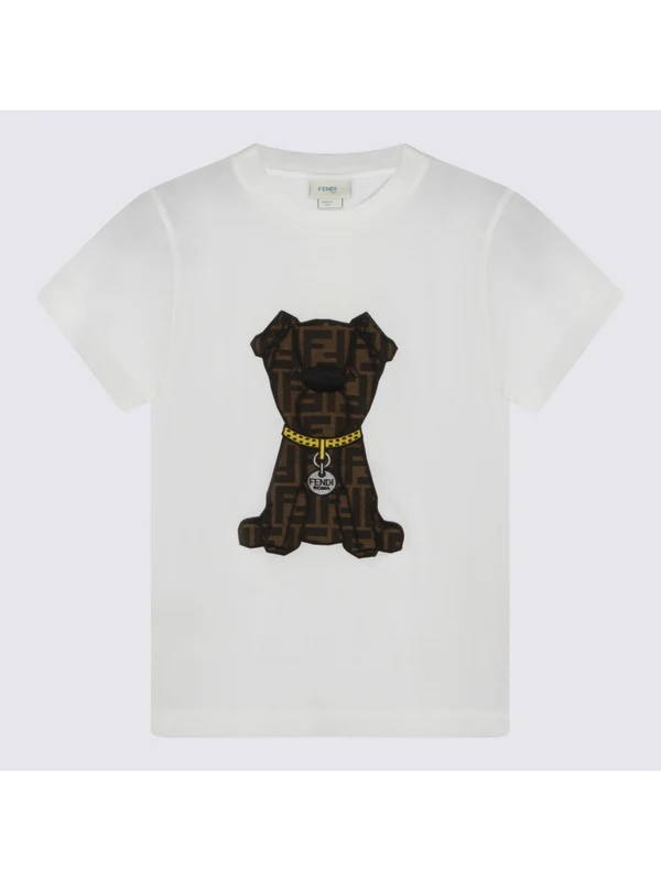 Fendi White Half Sleeve