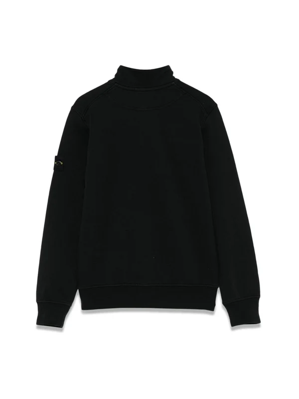 Stone Island Black Sweatshirts - Image 4