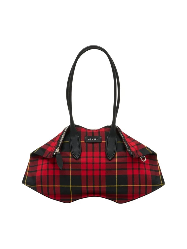 Alexander Mcqueen Checked Tote Bags