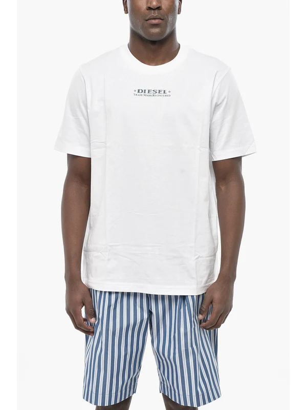 Diesel White Half Sleeve