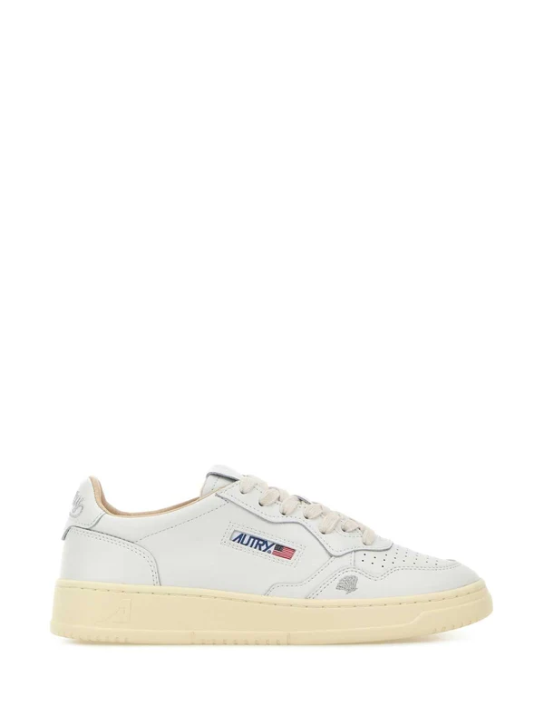 Autry White Low Top Sneakers