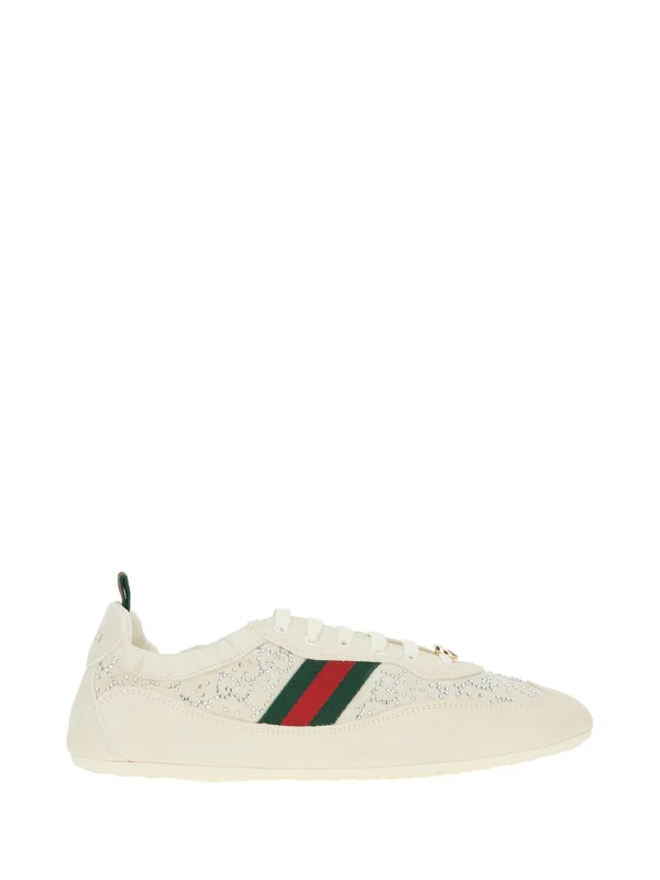 Gucci White Low Top Sneakers