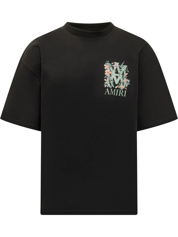Amiri Black Half Sleeve