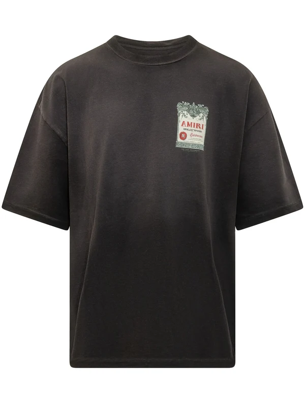 Amiri Black Half Sleeve