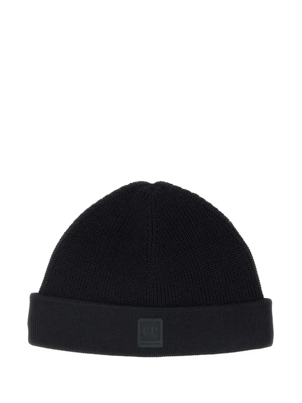 C.P. Company Black Beanies