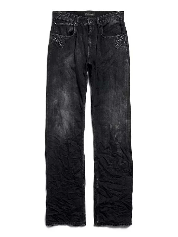 Balenciaga Black Denim Pants