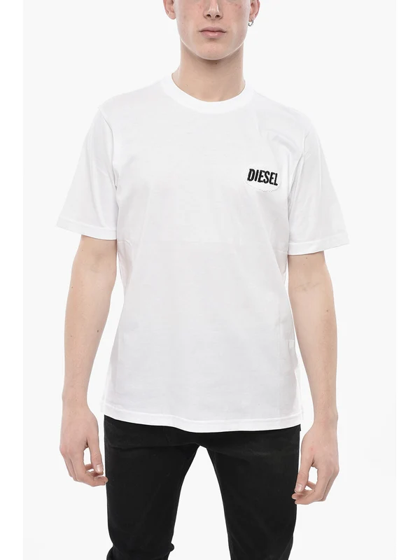 Diesel White Half Sleeve