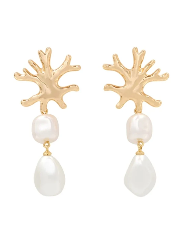 Self-Portrait Gold Earrings
