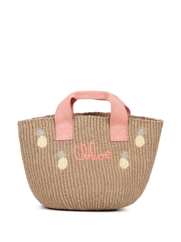 Chloe Beige Tote Bags