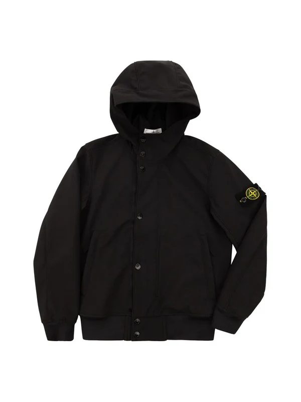 Stone Island Black Jackets