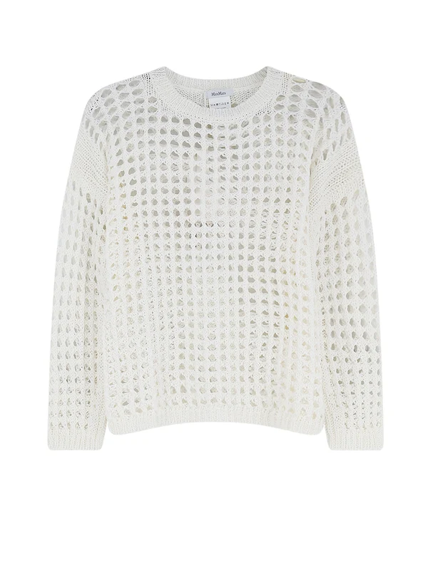 Max Mara White Knitted