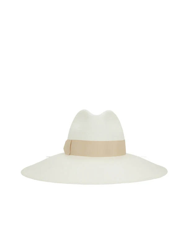 Borsalino White Fedora