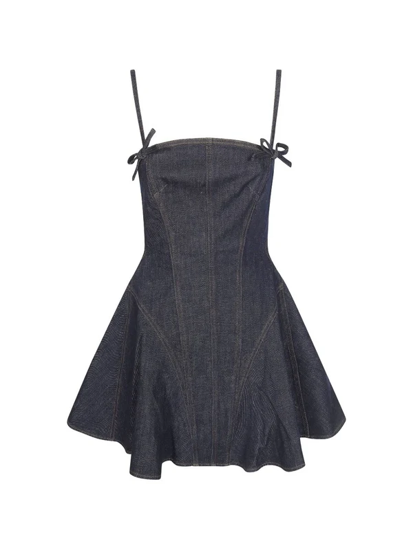 Self-Portrait Blue Mini Dress