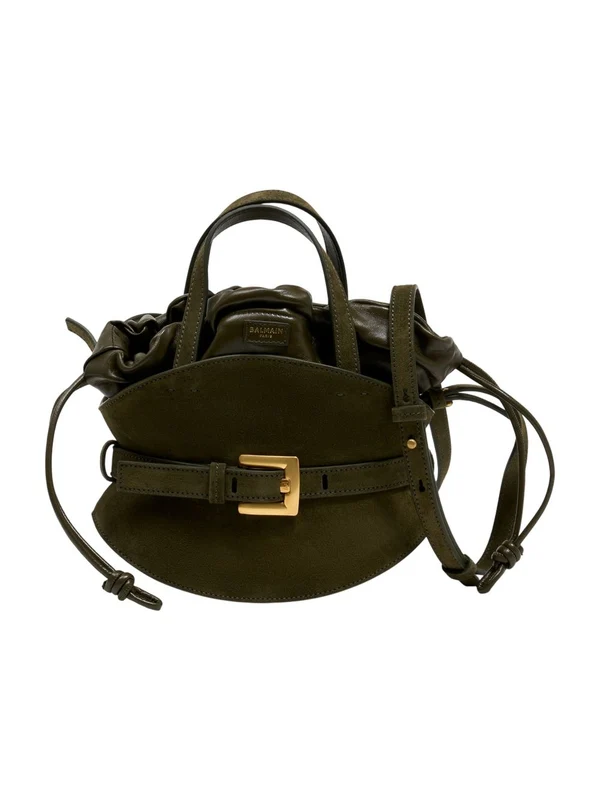 Balmain Green Tote Bags
