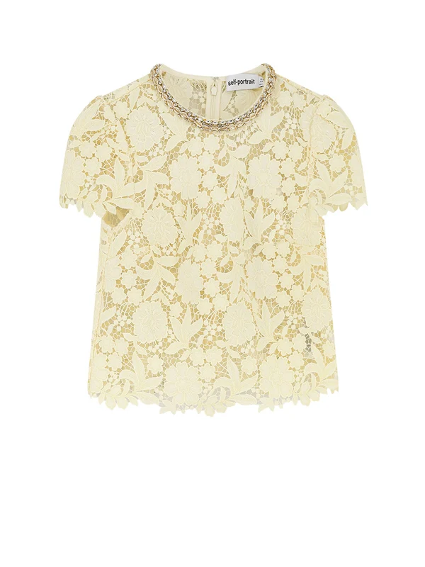 Self-Portrait Yellow Shirts & Blouses