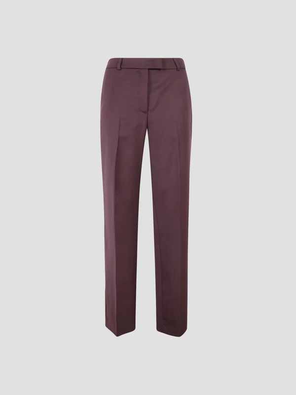 The Frankie Shop Burgundy Trousers