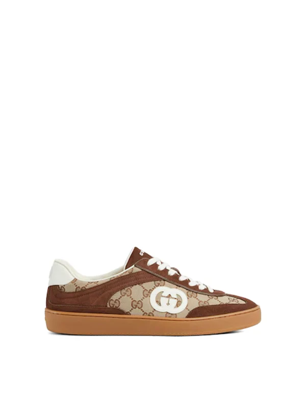 Gucci Brown Low Top Sneakers