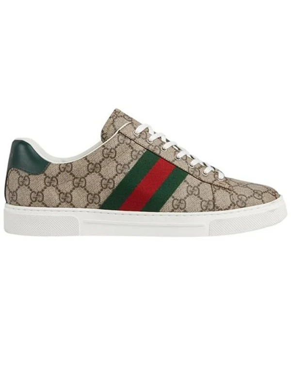 Gucci Beige Low Top Sneakers