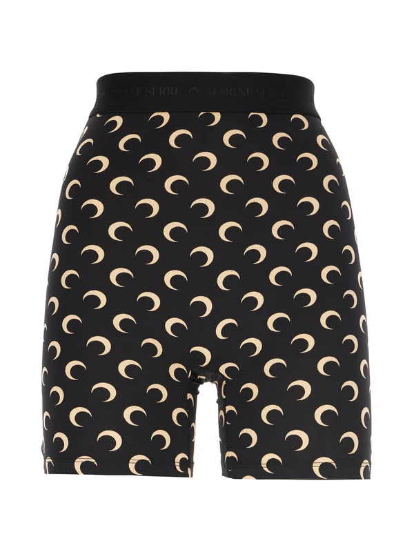 Marine Serre Black Shorts