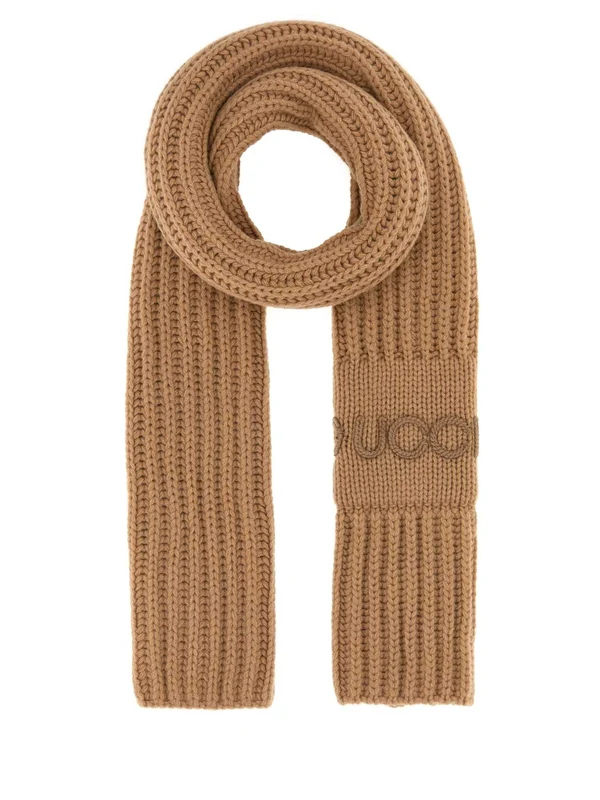 Gucci Brown Wool Mufflers