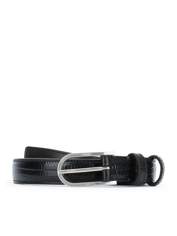 BELT 45BML3ARW 38SI Black Leather Belts