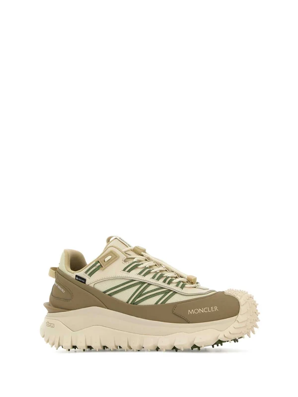 Moncler Green Low Top Sneakers - Image 2