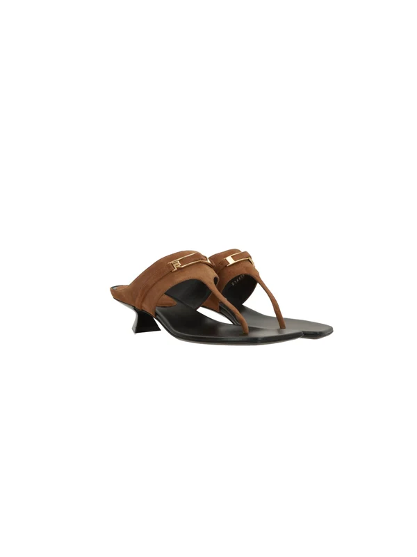 Sergio Rossi Brown Sandal Heels