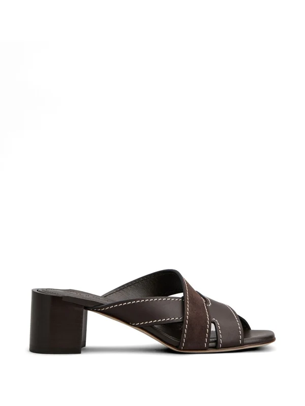 Tod'S Brown Sandal Heels
