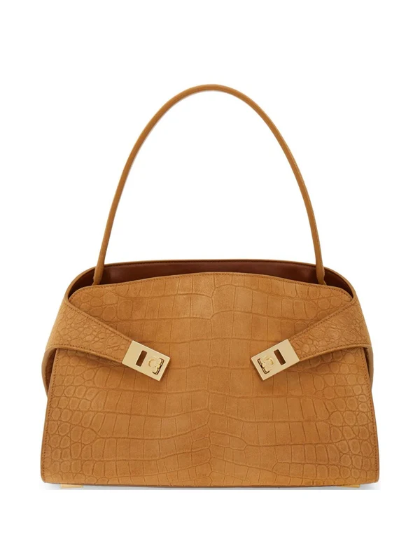 Ferragamo Brown Crossbody & Shoulder Bags