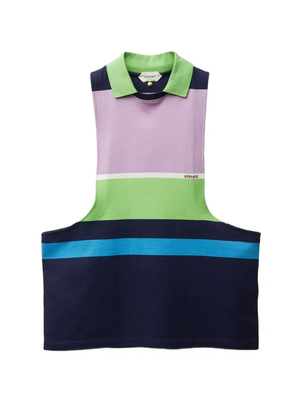 Versace Multicolor Polo Shirts
