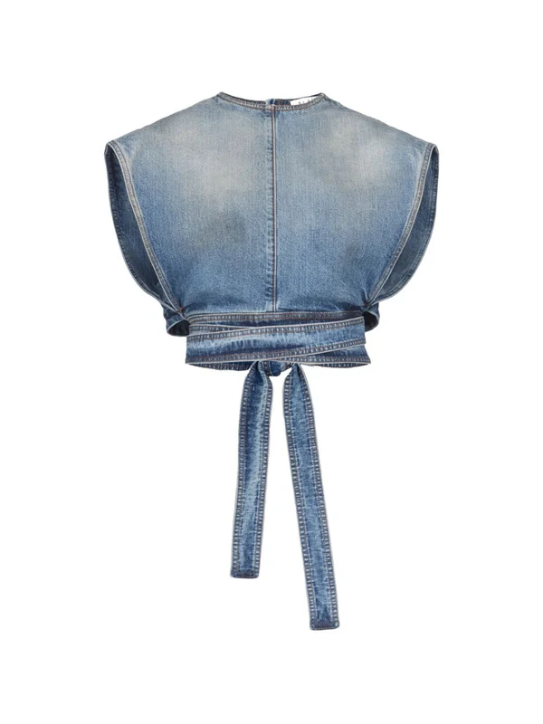 Alaia Blue Sleeveless