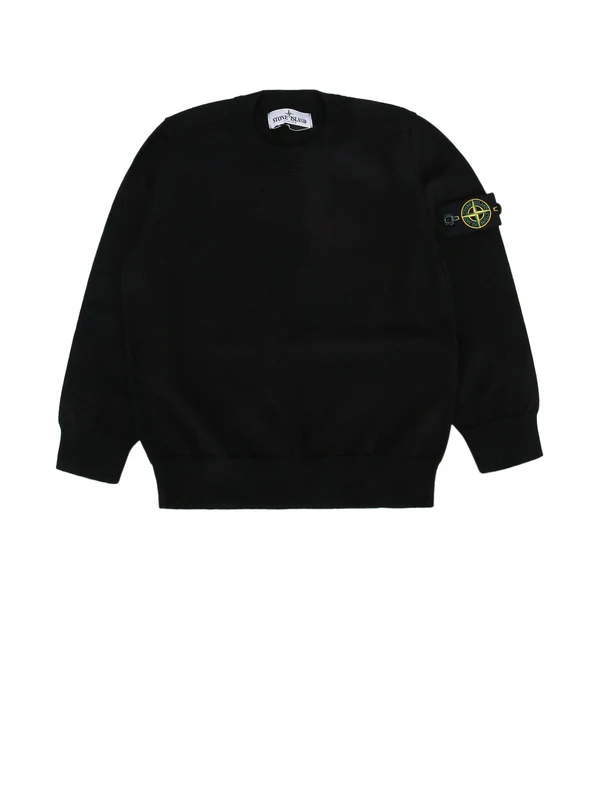 Stone Island Kids Black Sweatshirts