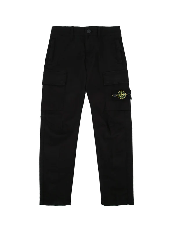 Stone Island Kids Black Trousers