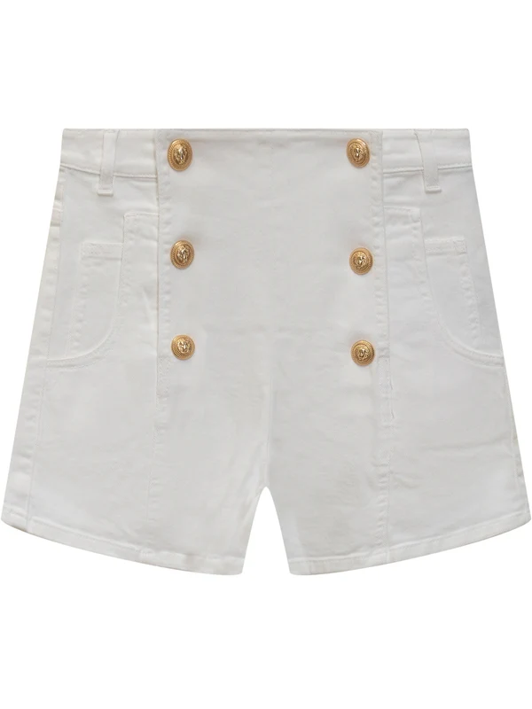 Balmain White Shorts