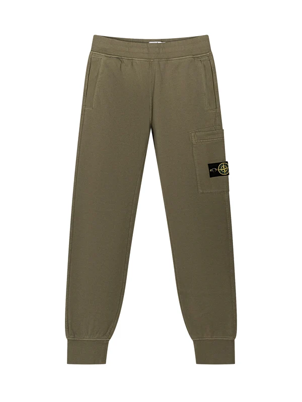 Stone Island Kids Green Casual Pants