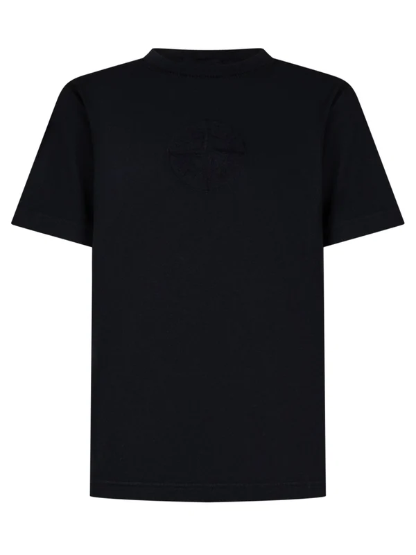 Stone Island Kids Black Half Sleeve