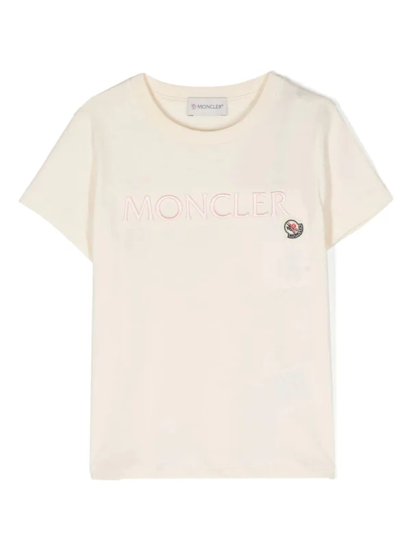 Logo Embroidery Cotton Short Sleeve T Shirt