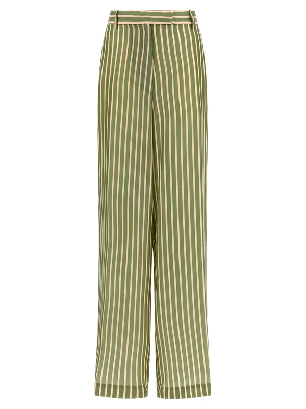 Dries Van Noten Green Trousers