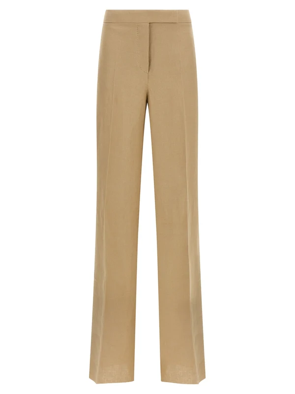 Max Mara Beige Tailored Pants