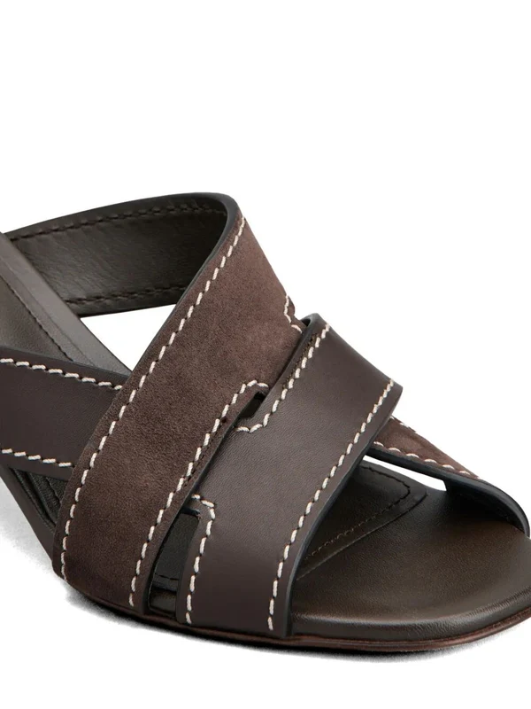 Tod'S Brown Sandal Heels - Image 4