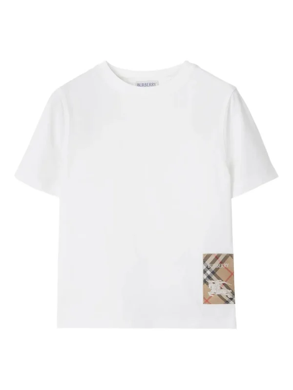 Burberry White Half Sleeve