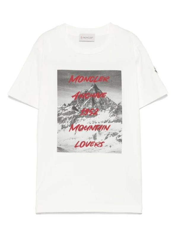 Moncler White Half Sleeve